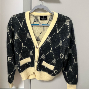 랑방 모헤어 니트가디건