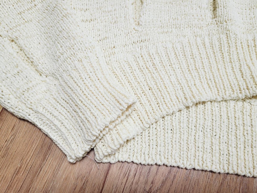 더오픈프로덕트(TheOpen Product) 컷아웃 코튼스웨터 프리사이즈 새상품--4