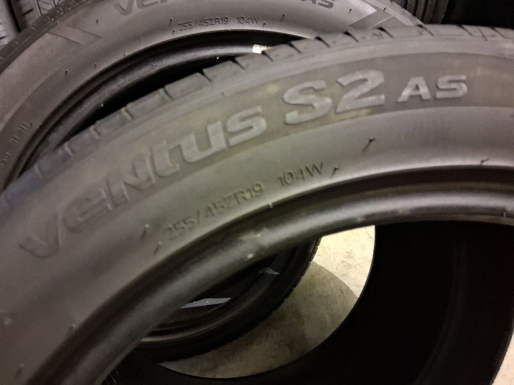 한국24년.벤투스S2as2554519중고타이어2개255 45 19타이어 양주동두천의정부포천싼타이어--2