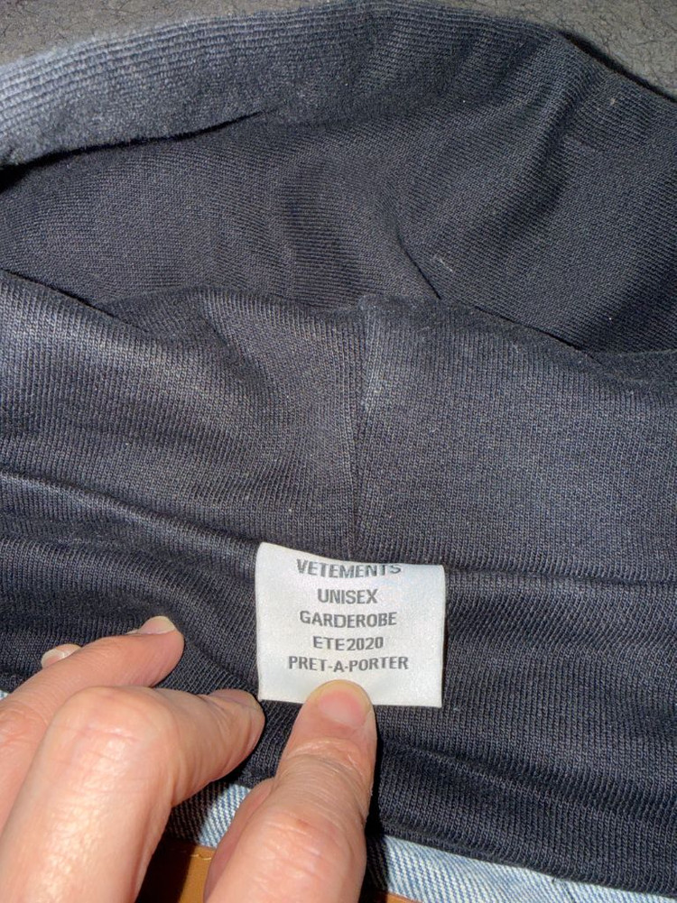 Vetments 베트멍 데님 후드 자켓 이미지