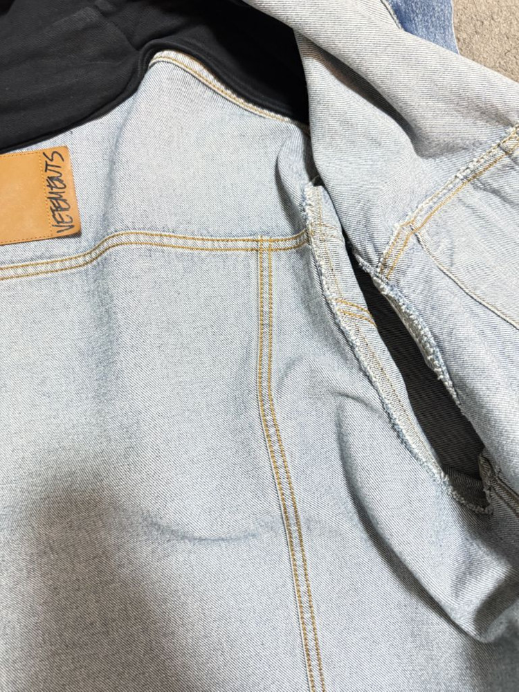 Vetments 베트멍 데님 후드 자켓 이미지