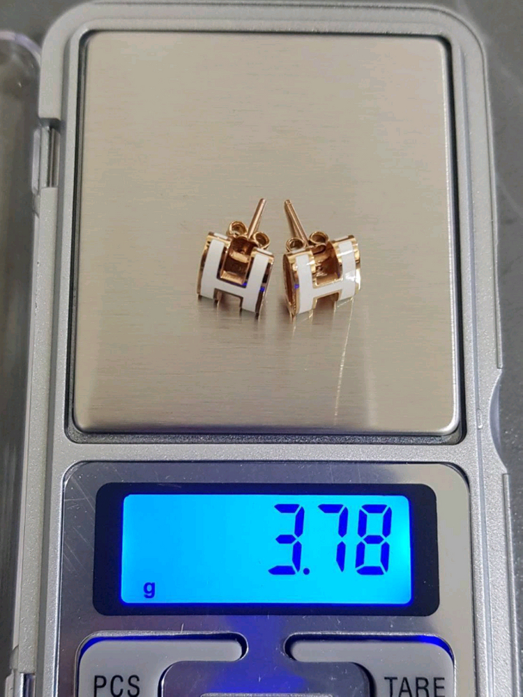 18k에폭시 귀걸이 새상품--1