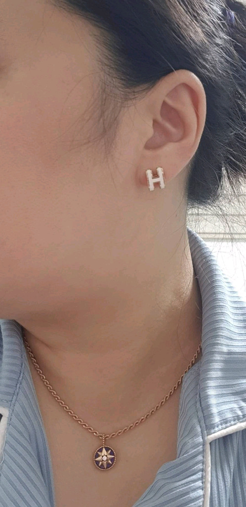 18k에폭시 귀걸이 새상품--3