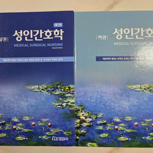 성인간호학 상하권 제7판 현문사 이미지
