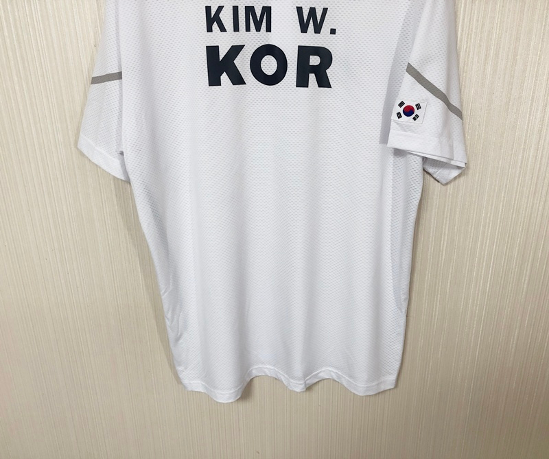 코오롱스포츠 대한민국 양궁국가대표 선수지급 시합용셔츠 110 김우진 이미지