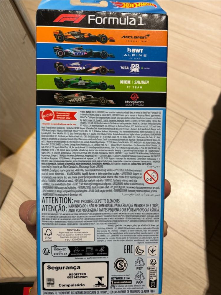 핫휠 F1 5종 2024 단종모델 미개봉 팜--1