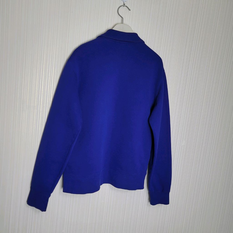 100_폴로 스포츠 하프집업 맨투맨 티셔츠 블루--2