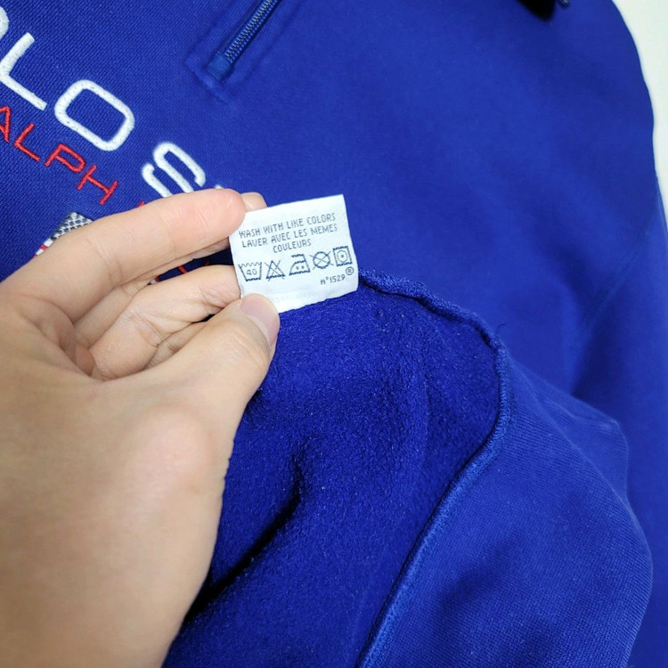 100_폴로 스포츠 하프집업 맨투맨 티셔츠 블루--7