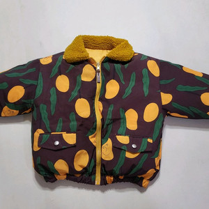 리미떼두두 리버시블 카라양털 패딩 M