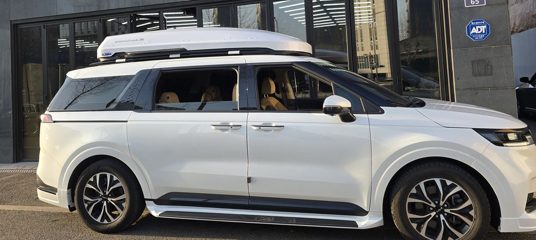 카니발 코토 일체형 루프박스 대용량 화이트--4