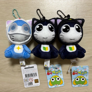 개구리중사케로로 꼬마 도로로, 타마마 고양이 키링인형 가방고리 이미지