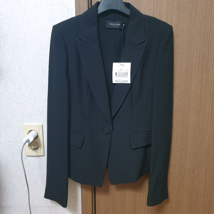 (새상품) 케네스레이디 55 면접 정장 세트 (자켓+스커트+블라우스) 이미지