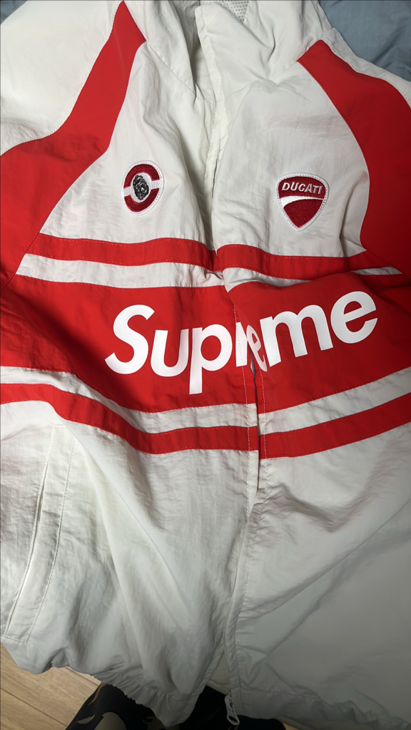 정품 슈프림 두가티 자켓 상의 M (슈프림 백 포함)--5