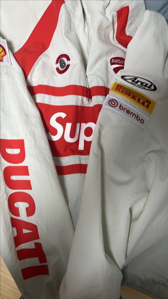 정품 슈프림 두가티 자켓 상의 M (슈프림 백 포함)--7