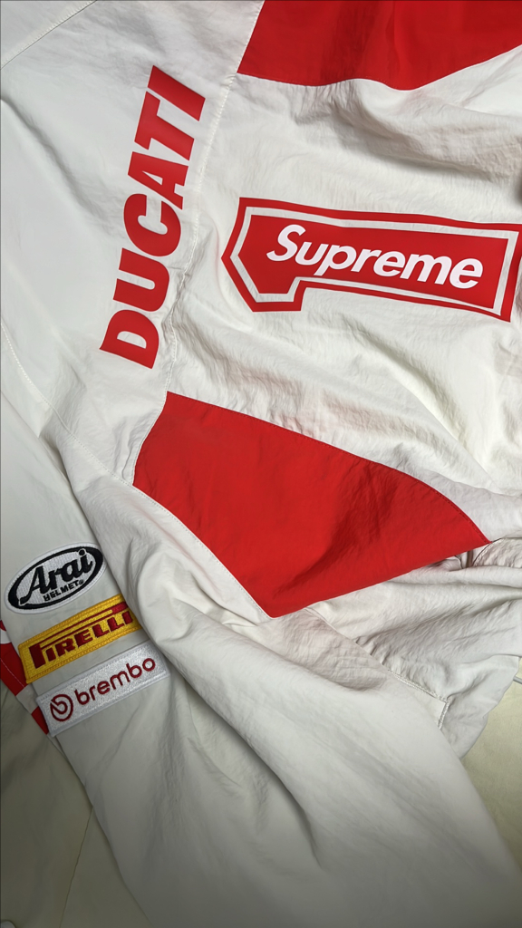 정품 슈프림 두가티 자켓 상의 M (슈프림 백 포함)--9