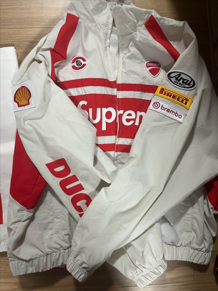 정품 슈프림 두가티 자켓 상의 M (슈프림 백 포함)--1