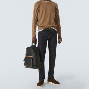 톰포드 버클리 지퍼 레더 백팩