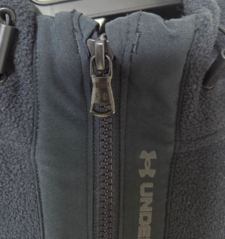 언더아머 후드 집업 자켓 블랙 M--1