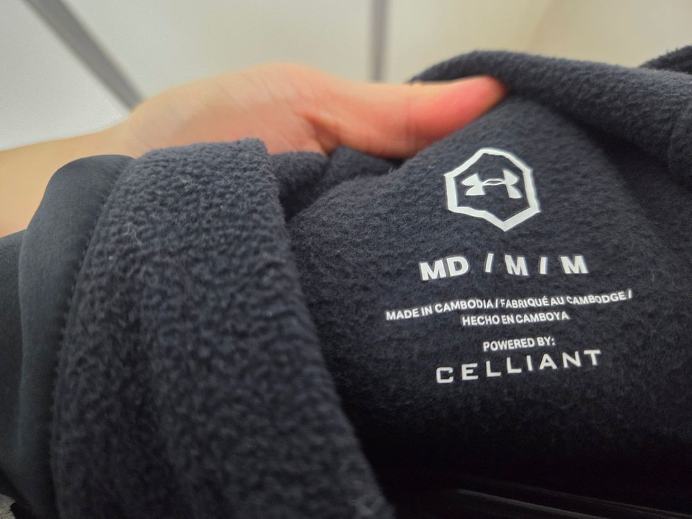 언더아머 후드 집업 자켓 블랙 M--2