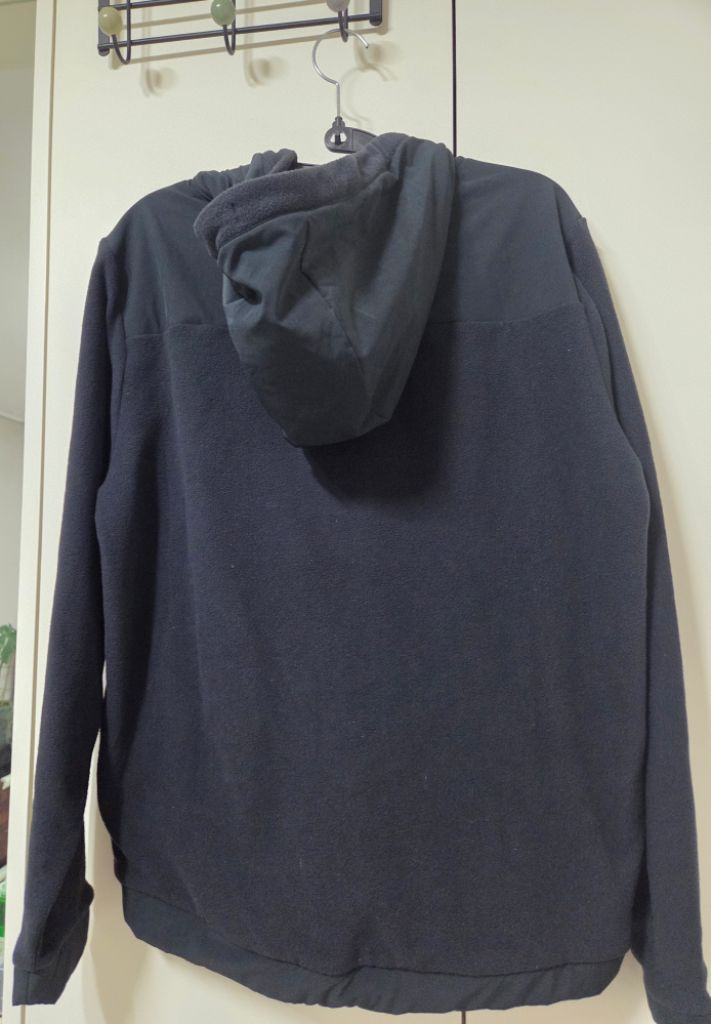 언더아머 후드 집업 자켓 블랙 M--4