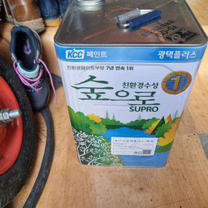 kcc 수성페인트 숲으로 광택플러스 내부용 유광 백색 18L