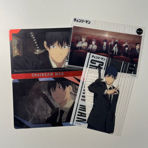 체인소맨 아키 카드 클리어 포카 단체 이미지