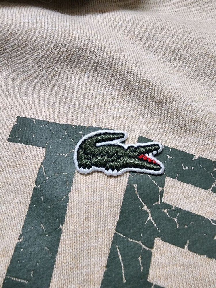 라코스테 루즈핏 크로커다일 후드티셔츠--6