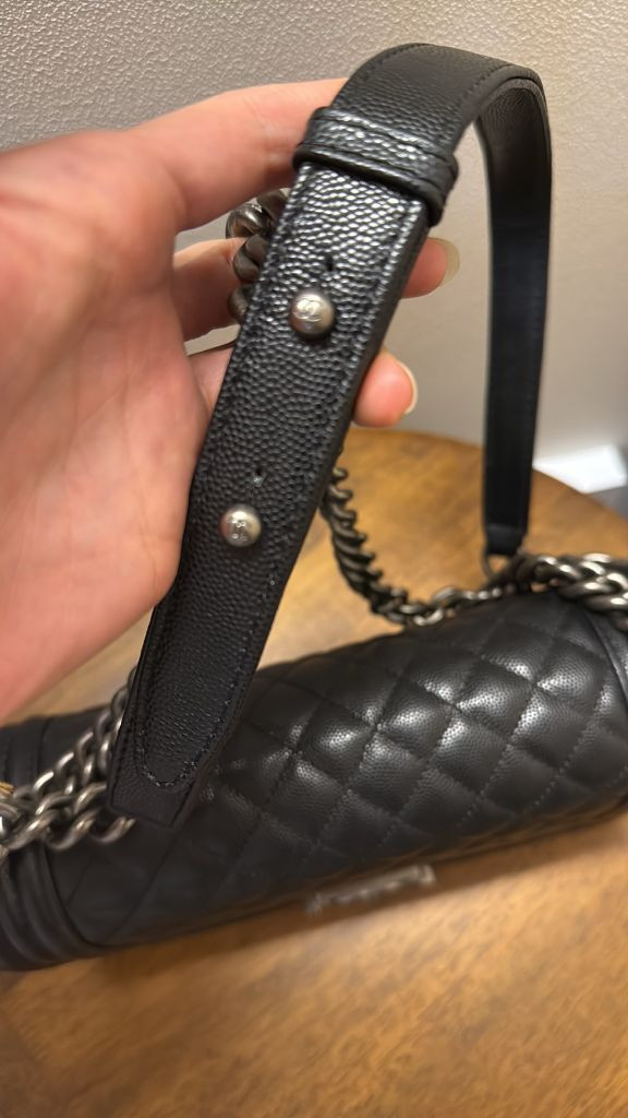 샤넬 보이백 미듐--1