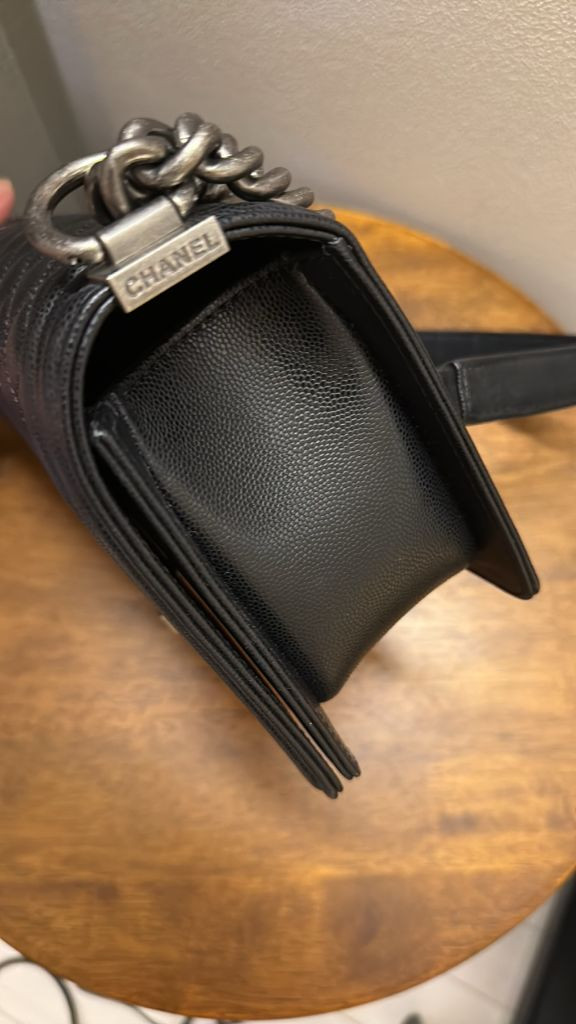 샤넬 보이백 미듐--2