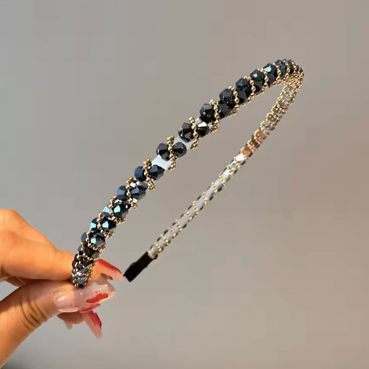 보석 큐빅 비즈 반짝이 머리띠 6color 이미지