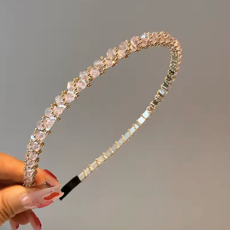 보석 큐빅 비즈 반짝이 머리띠 6color 이미지