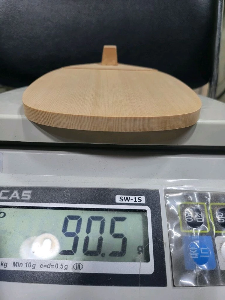 주문제작 기소히노키 반전형 펜홀더 탁구라켓 이미지
