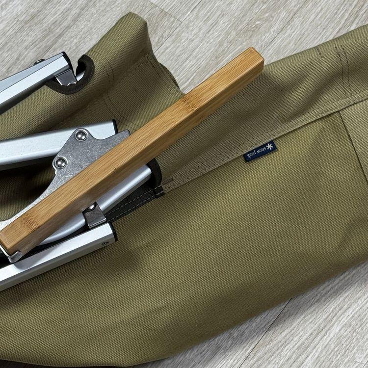 스노우피크 로우체어 30 카키 LV091KH 캠핑 체어 의자 2개 새상태 팝니다 이미지