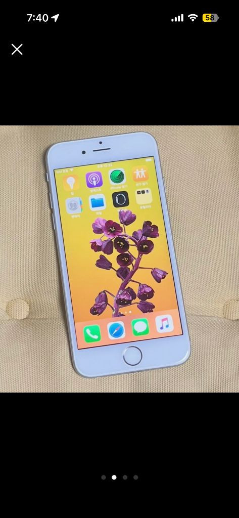 새상품급!!! 순정 아이폰 6 실버 16기가 이미지