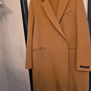 VANILLA 카멜색 울100 핸드메이드 코트