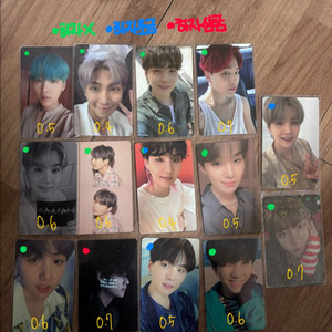 방탄 윤기 포카 (지민 태형 남준) 이미지