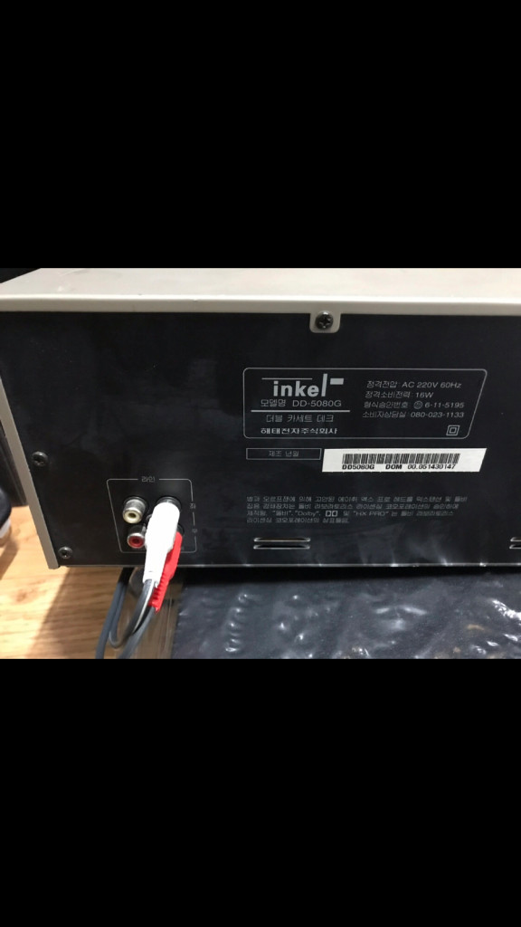 인켈 DD-5080G 카세트 데크--5