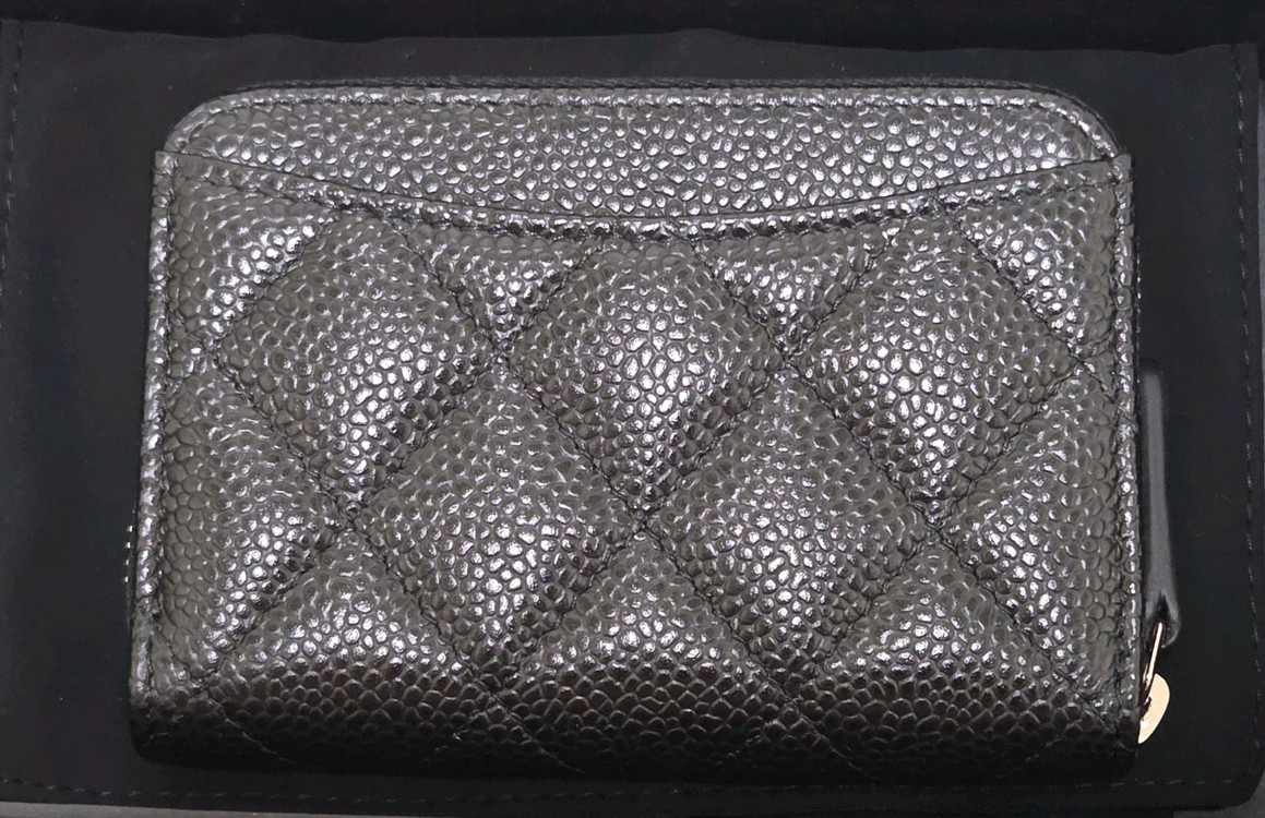 지존 샤넬 지퍼돌이 지갑 (새거)--2