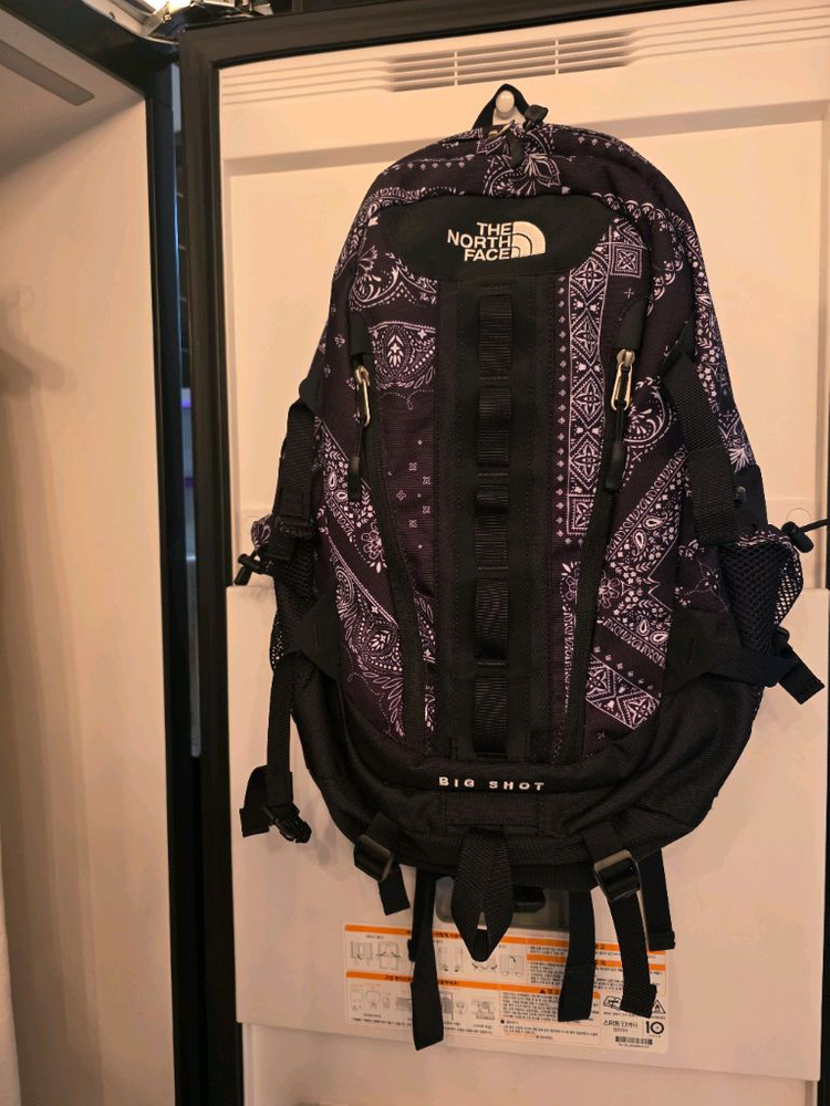 노스페이스 빅샷 페이즐리(반다나) 백팩. 정품--0