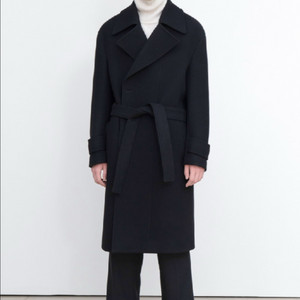오버사이즈 벨티드 더블 코트(인사일런스)