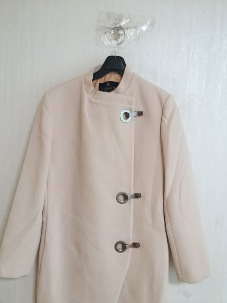 여성 랑방 모직 하프코트 (스판.박시85-90)--2