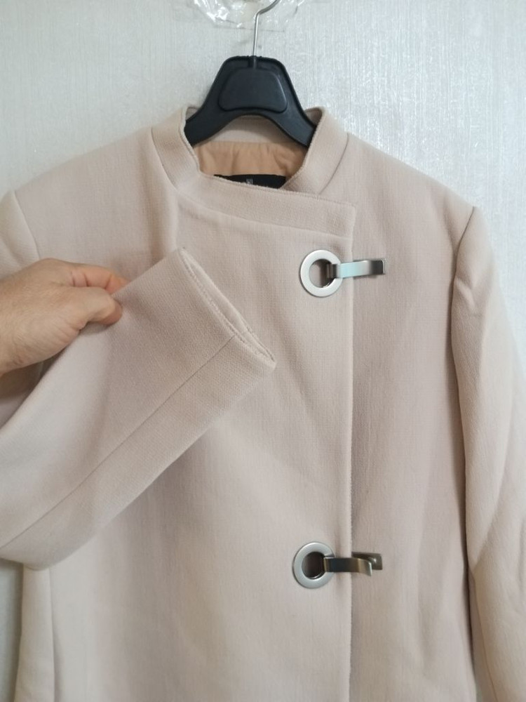 여성 랑방 모직 하프코트 (스판.박시85-90)--9