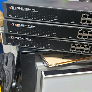 ipTIME SG24000 24포트 스위칭 허브 3개
