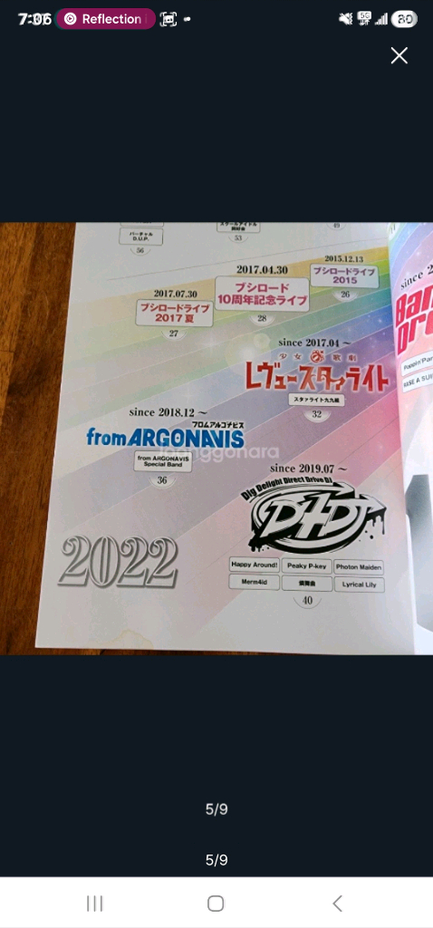 (일본 서적) 부시로드 15주년 기념 라이브 베루나 돔 타임라인 (B급) 이미지