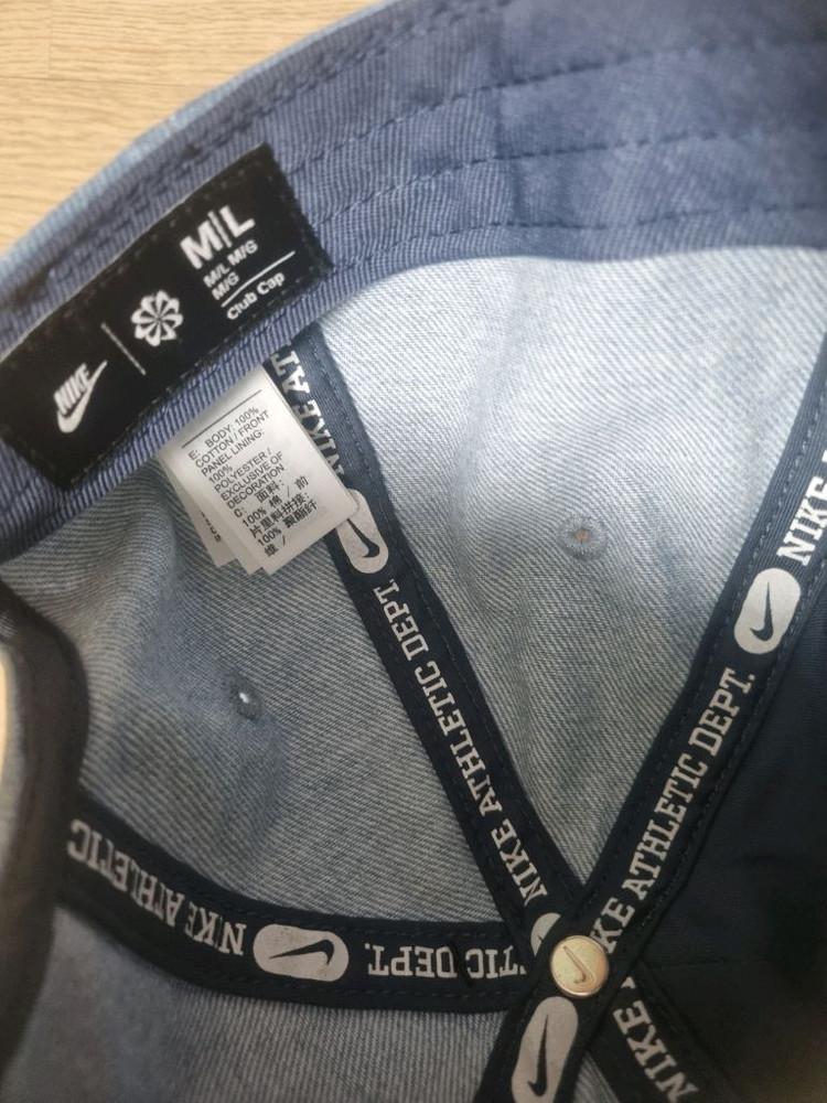 나이키 데님캡 청모자 캡모자 M/L사이즈 새제품 4만원--2