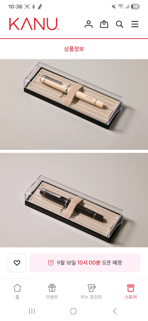 카누 x point of view 만년필세트(프레라 만년필 + 이로시주쿠 잉크 + 애플 저널 스몰 플레인 + 엣지--8