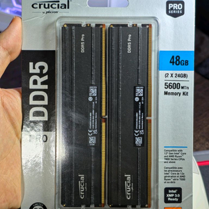 마이크론 크루셜 DDR5 24GB * 2장 48GB PC용 RAM 이미지