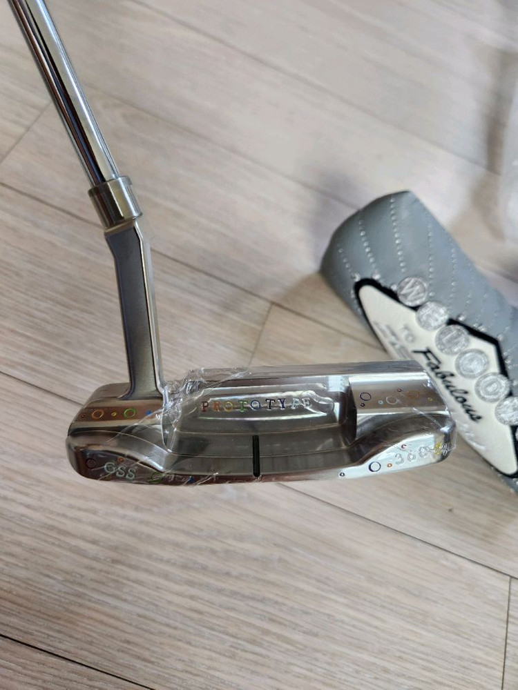 (미사용) 제스타임 GSS 레인보우 핸드 스탬핑 퍼터 34인치--2