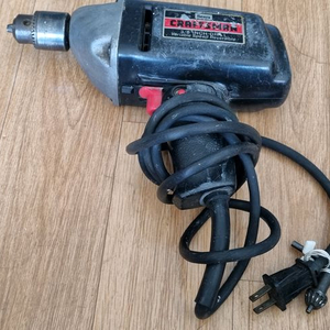 (양) 미제 Craftsman 3/8인치 유선 드릴.