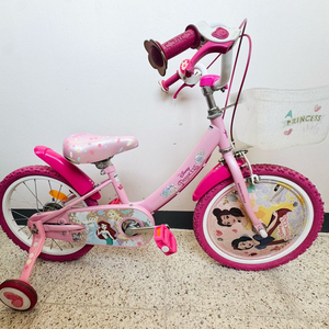 삼천리자전거 프린세스18인치 핑크 어린이 자전거 이미지